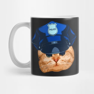 police Cat Mug